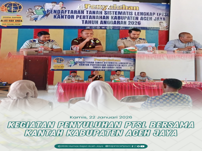 Penyuluhan Pendaftaran Tanah Sistematis (PTSL)